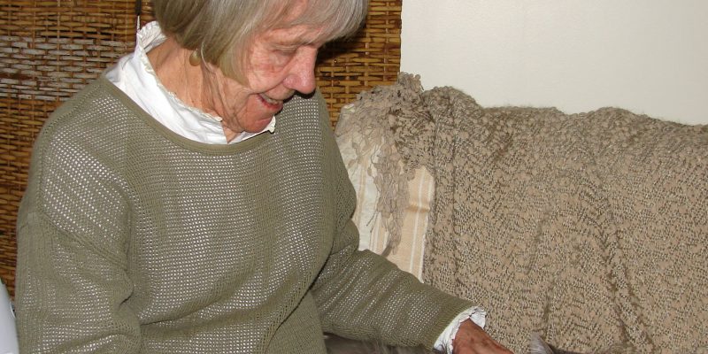 Jane M and Harry the cat