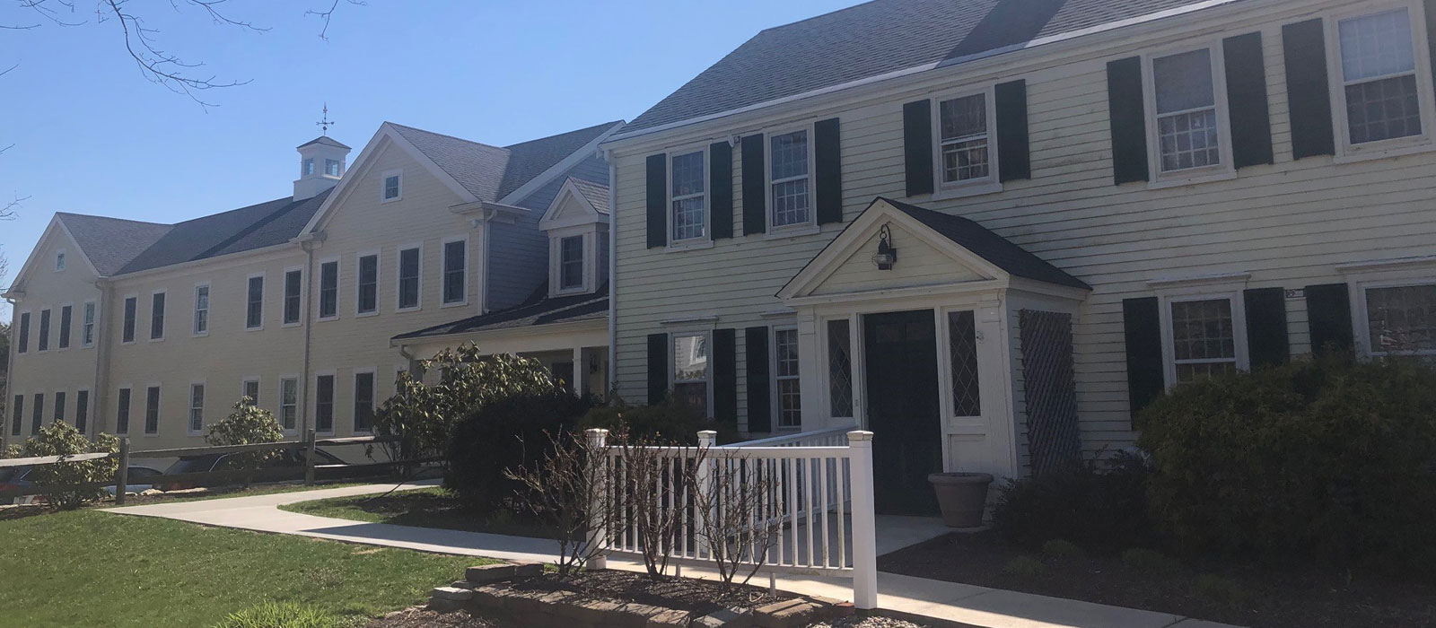 Front entrance of the Decatur House and new addition.