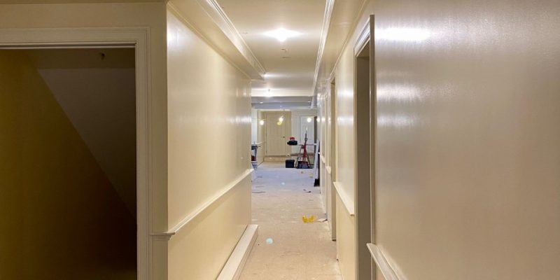 gleaming hallway